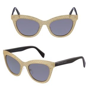 Marc by Marc Jacobs Gold Weave Metal Sunglasses